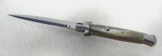 NEW FRANK BELTRAME 11"  SWITCHBLADE  GENUINE BRAZILIAN HORN BAYONET BLADE ITALIAN STILETTO