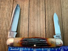 Queen City Cutlery Cigar Swell Center Jack #376 Amber Stag 2012