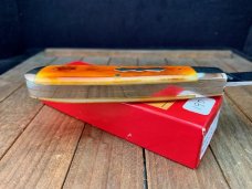 Queen City Cutlery Jumbo Trapper Burnt Orange Smooth Bone 1 of 100