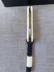 Mhara Native.,N690,..4".coa& box,..Shadow.... Full Hippo Ivory Scales..lanyard w/ivory bead