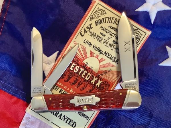 Case xx 1990 Whittler (MDL# 630109) w/ Red Bone Handles -NOS in M/NM Condition Case xx 1990 Whittler (MDL# 630109) w/ Red Bone Handles -NOS in M/NM Condition