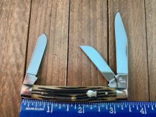 Queen Small Stockman #26 Dan Burke Collaboration Winterbottom Bone Stainless Blades 