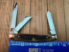 Queen Small Stockman #26 Dan Burke Collaboration Winterbottom Bone Stainless Blades 