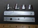Item #035-Matching White Acrylic Handles and Bolsters for 13 Inch SKM Switchblade