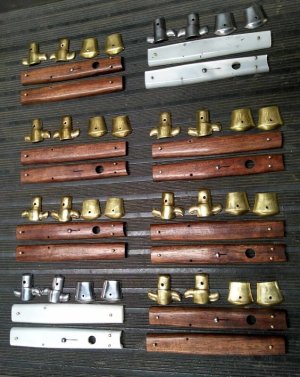 Large Lot of Matching Handles and Bolsters for 13 Inch SKM Switchblades