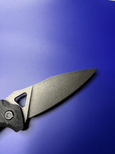 COBRATECH BLACK RYKER AUTOMATIC KNIFE