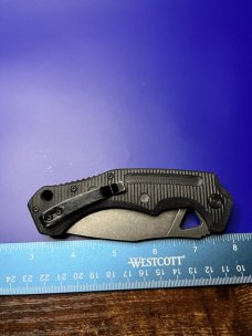 COBRATECH BLACK RYKER AUTOMATIC KNIFE