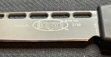 Vintage Microtech Halo II OTF automatic knife dated 3/98 