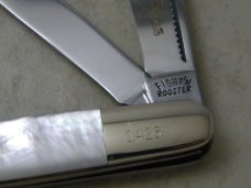 Fight'n Rooster Germany Pearl 1980 Museum Founder's Stockman Knife