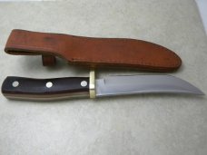 Schrade USA 165 Delrin Fixed Blade Knife w/Leather Sheath