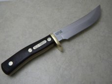 Schrade USA 165 Delrin Fixed Blade Knife w/Leather Sheath