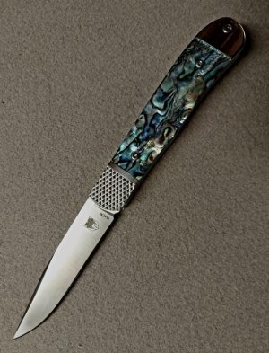 CobraTec Hidden Release Trapper Genuine Abalone Shell Handles