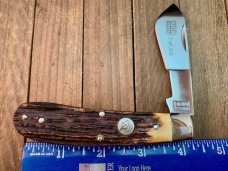 Queen Cutlery Joe Pardue Design Cotton Sampler #3C Stag 1 of 300
