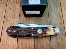 Queen Cutlery Joe Pardue Design Cotton Sampler #3C Stag 1 of 300