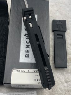 Benchmade 9051 AFO II Push Button Auto Knife With Integrated Safety On Spine New In Box Made In USA
