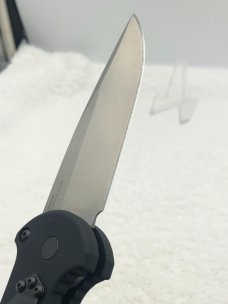 Benchmade 9051 AFO II Push Button Auto Knife With Integrated Safety On Spine New In Box Made In USA