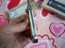 Hubertus Knife Solingen, Germany Size 10 Medium Clip-Point White Bone NIB