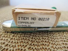 Case XX 1987 Green Appaloosa Bone  Copperlock Pattern # 61549L SS