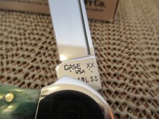 Case XX 1987 Green Appaloosa Bone  Copperlock Pattern # 61549L SS