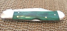 Case XX 1987 Green Appaloosa Bone  Copperlock Pattern # 61549L SS