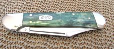 Case XX 1987 Green Appaloosa Bone  Copperlock Pattern # 61549L SS