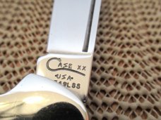Case XX 1998 Red Worm Grooved  Bone  Copperlock Pattern # 61549L SS