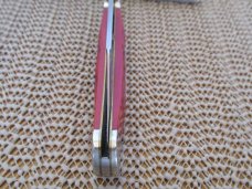 Case XX 1998 Red Worm Grooved  Bone  Copperlock Pattern # 61549L SS
