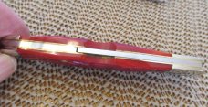 Case XX 1998 Red Worm Grooved  Bone  Copperlock Pattern # 61549L SS