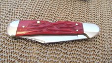 Case XX 1998 Red Worm Grooved  Bone  Copperlock Pattern # 61549L SS
