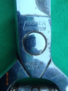 Boker Chromium Poultry Shears Bakelite Celluloid