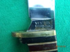 Western Boulder Colo. Made in USA #648B Fixed blade