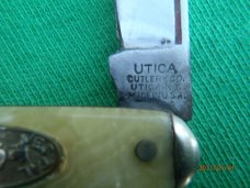 Utica cutlery Co Advertisement "Vestal Purity" Pen knife