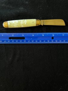 Cracked Ice Celluloid Imperial Advertising Multi Tool Pocket Knife Set 