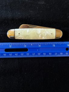 Cracked Ice Celluloid Imperial Advertising Multi Tool Pocket Knife Set 