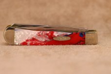 Case Trapper Knife 4.125" Star Spangle Banner Corelon (9254 SS) 9254STAR