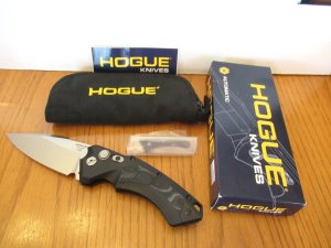 Hogue Knives EX-AO5 Spear Point Serial # F5000655