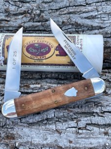 GEC ** 538210 AMERICAN CURLY MAPLE FURTAKER EQUAL END CIGAR #16 OF 25 KNIFE