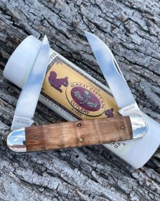 GEC ** 538210 AMERICAN CURLY MAPLE FURTAKER EQUAL END CIGAR #16 OF 25 KNIFE