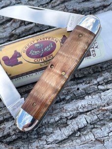 GEC ** 538210 AMERICAN CURLY MAPLE FURTAKER EQUAL END CIGAR #16 OF 25 KNIFE