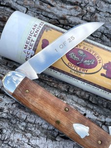 GEC ** 538210 AMERICAN CURLY MAPLE FURTAKER EQUAL END CIGAR #16 OF 25 KNIFE