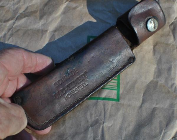 Schrade Old Timer Hone Steel Leather Case ONLY Has issues JKust $5.00 And Postage Schrade Old Timer Hone Steel Leather Case ONLY Has issues JKust $5.00 And Postage
