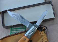Russell Barlow 2 Blade Commerative 1875-1975 Mint Box Pouch Made By Schrade With 4 Didgit Serial # 