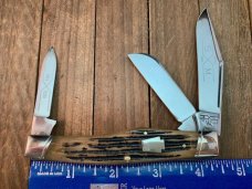 Schatt and Morgan Reverse Gunstock Stockman Winterbottom Bone 1993