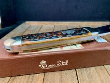 Schatt and Morgan XIII Anniversary Series Sleeveboard Whittler Sunfish Brown Jigged Bone 2003