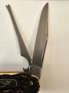 Vintage 1972-73 Schrade Walden #209 2 Blade Fisherman’s Knife New Condition with Original Sheath