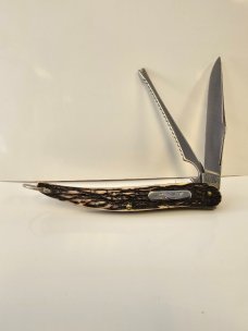 Vintage 1972-73 Schrade Walden #209 2 Blade Fisherman’s Knife New Condition with Original Sheath