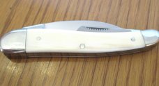 Bulldog Brand Antique Elephant Ivory Viking Wharncliff Whittler 1 of 21 