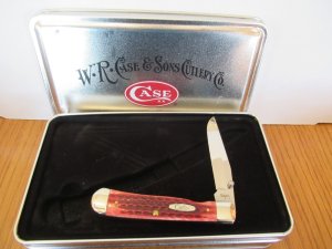 Case XX 2008 Red Bone Trapperlock Pattern  6154L SS