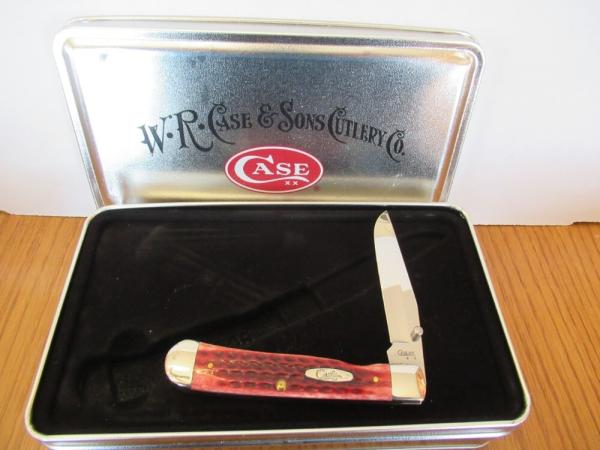 Case XX 2008 Red Bone Trapperlock Pattern # 6154L SS Case XX 2008 Red Bone Trapperlock Pattern # 6154L SS