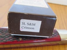 Schatt & Morgan Crimson Bone Mountain Man Folding Lock Back Hunter Pattern # 3L